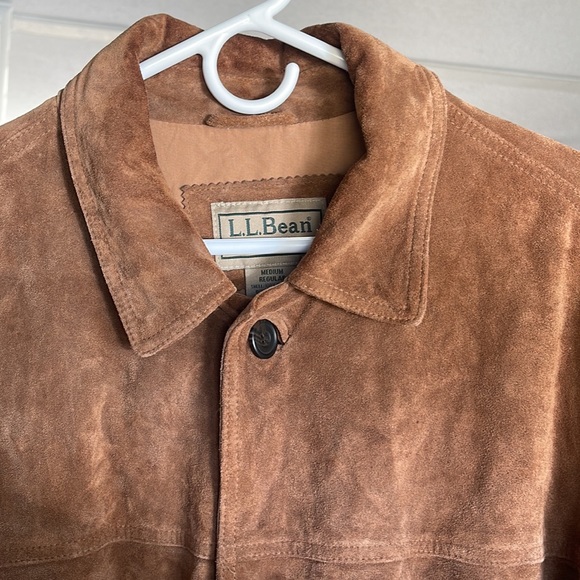 L.L bean suede leather coat. M - Picture 3 of 11